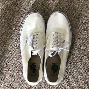 Vans authentic off white shoes